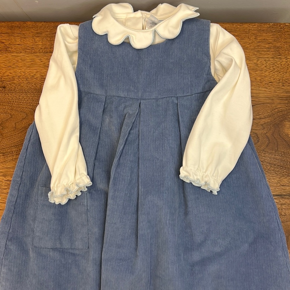 Little English corduroy jumper with matching top